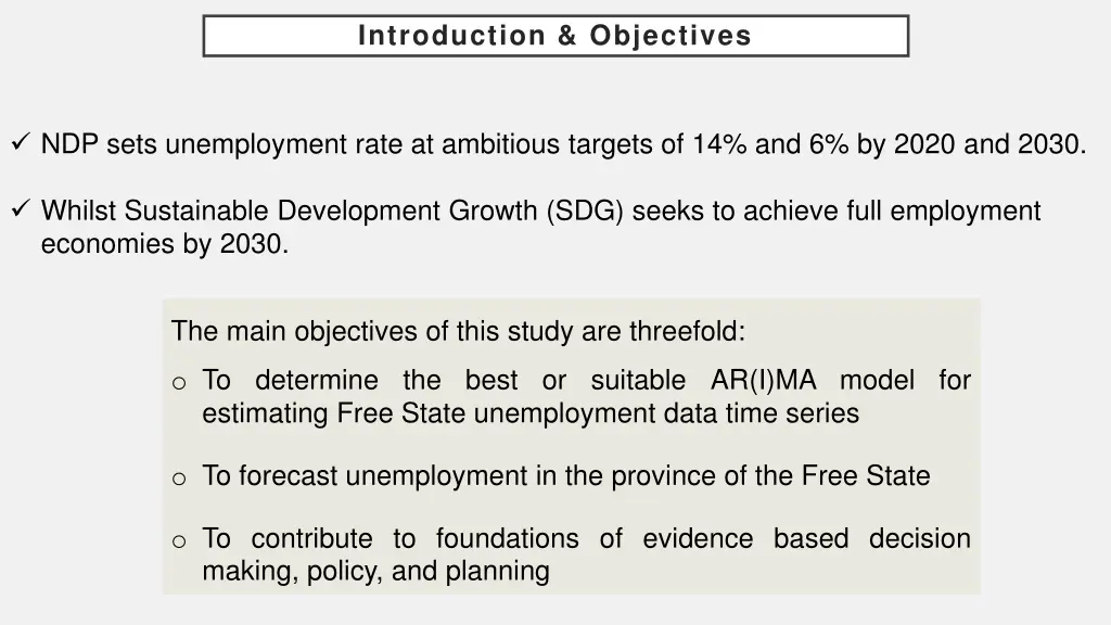 introduction objectives