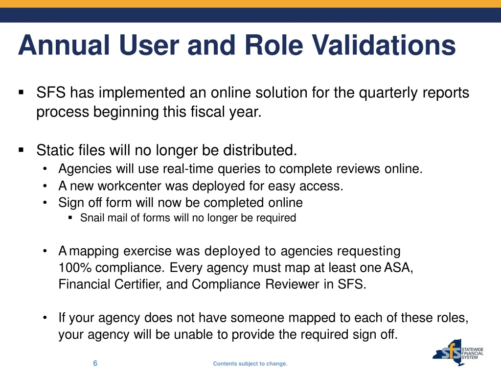 annual user and role validations 1