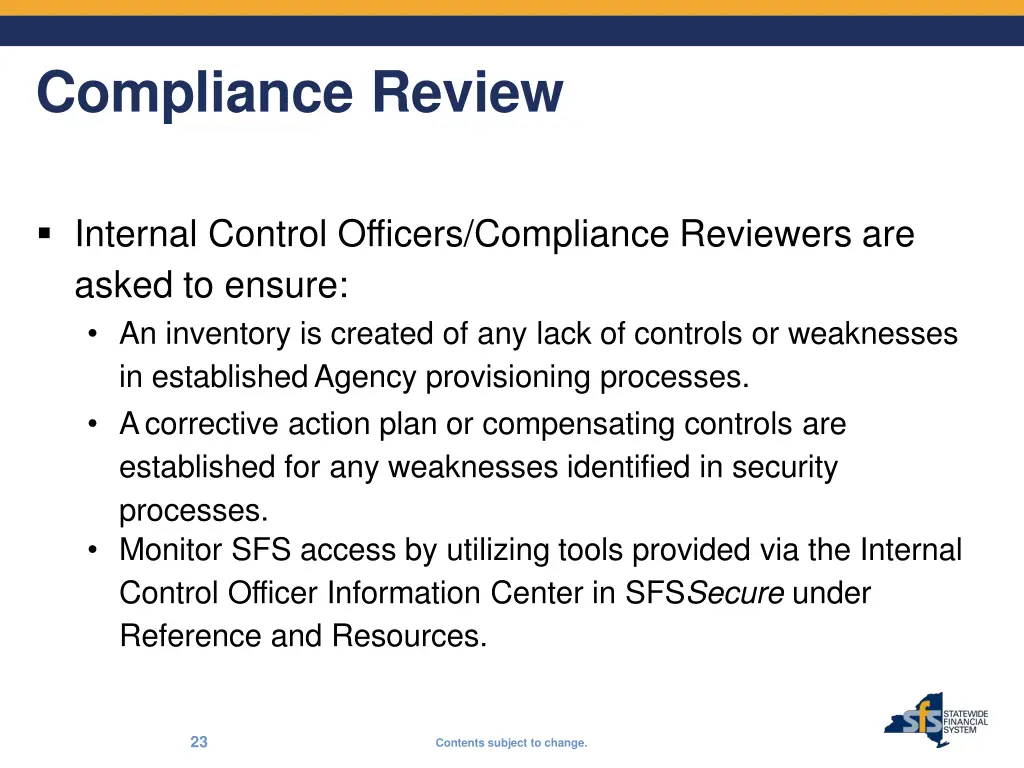 compliance review