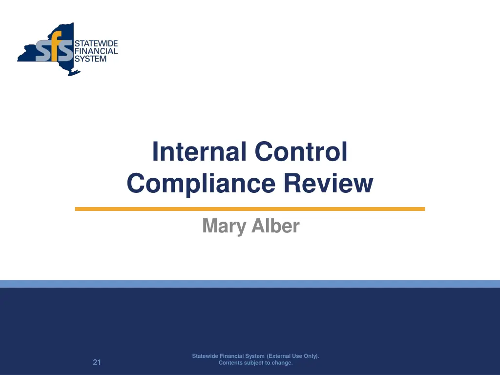 internal control compliance review