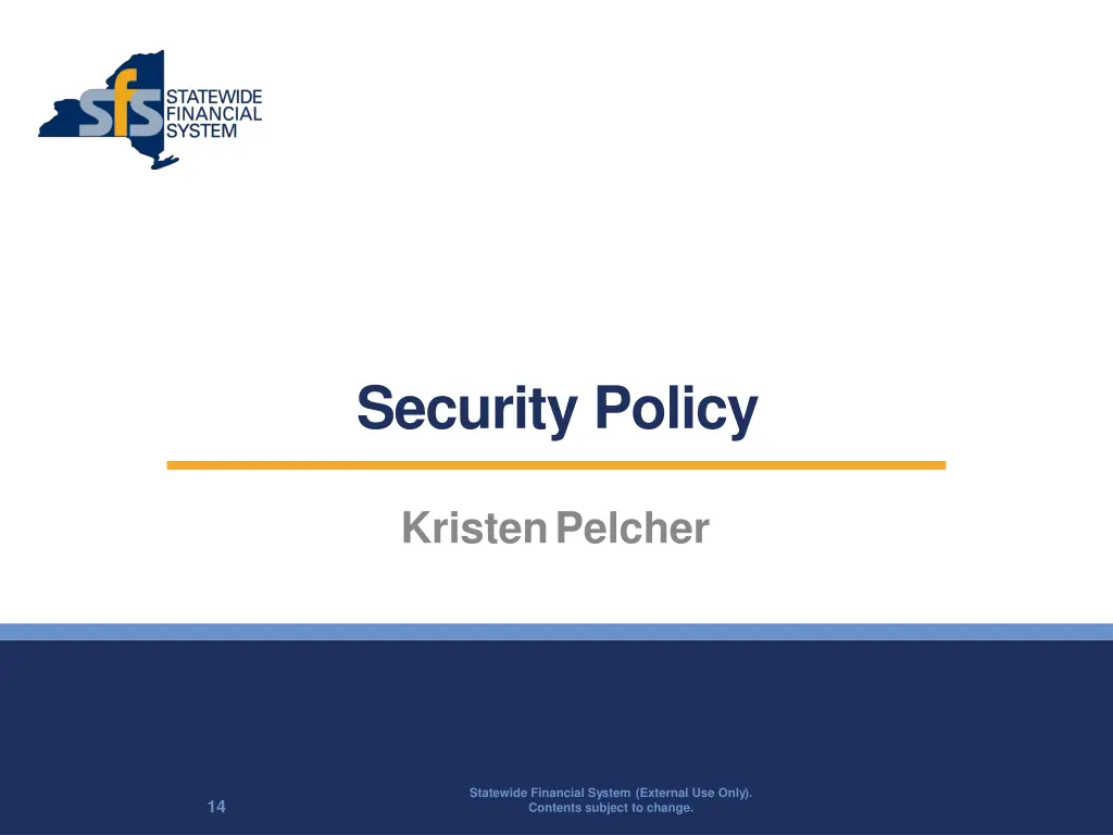 security policy