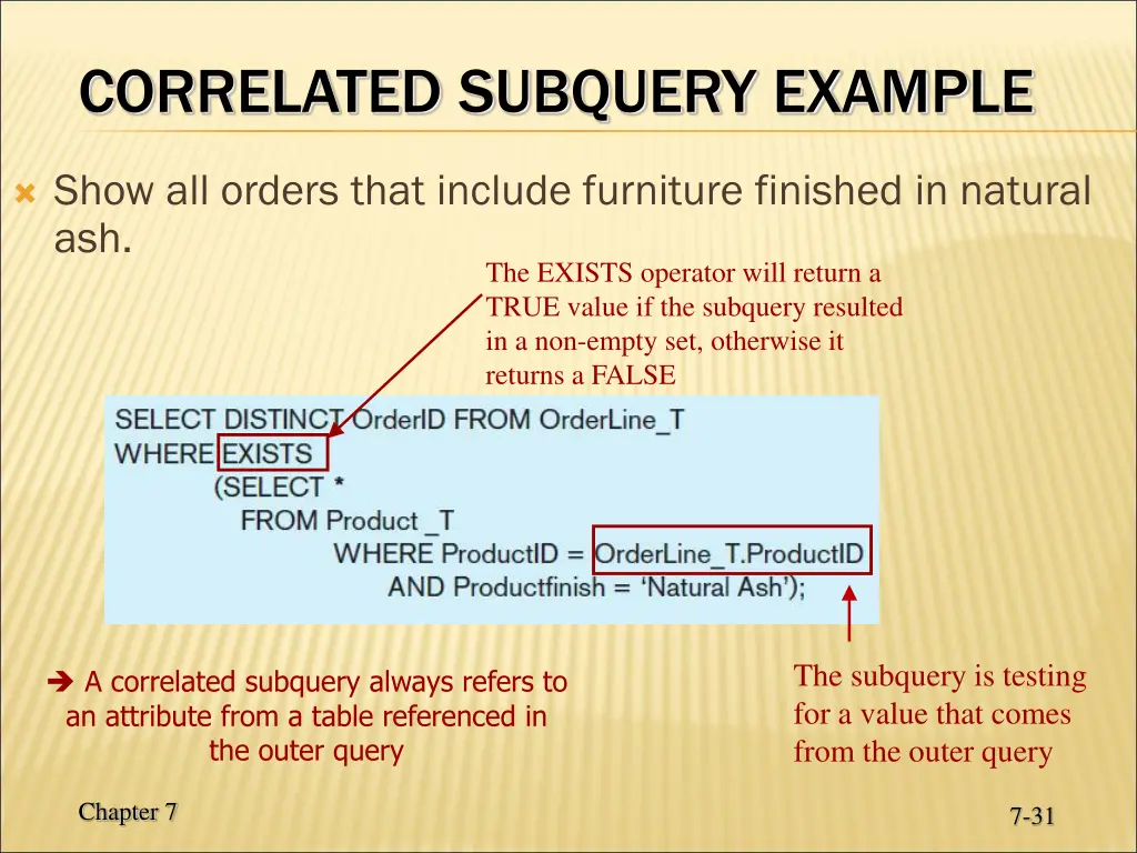 correlated subquery example
