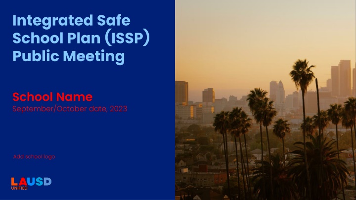 integrated safe school plan issp public meeting