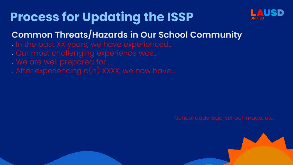 process for updating the issp 4