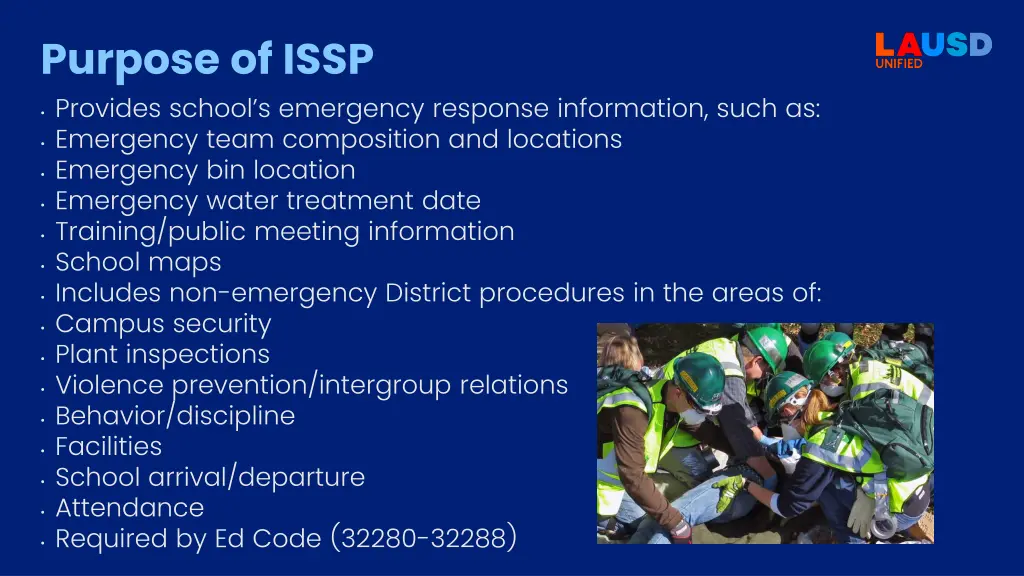 purpose of issp