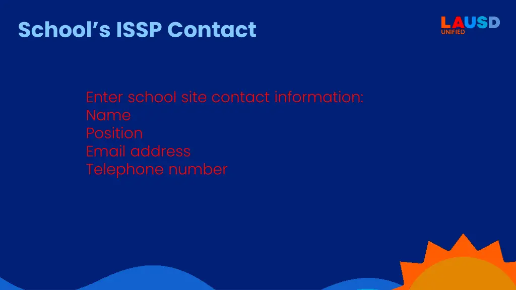 school s issp contact