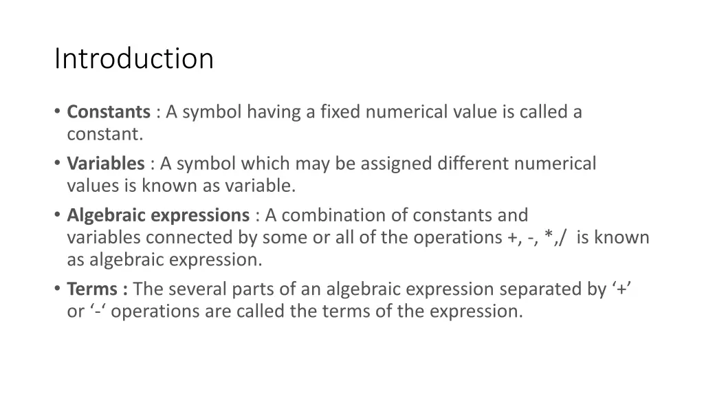 introduction