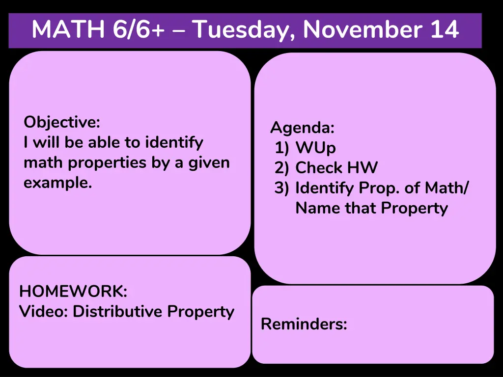 math 6 6 tuesday november 14