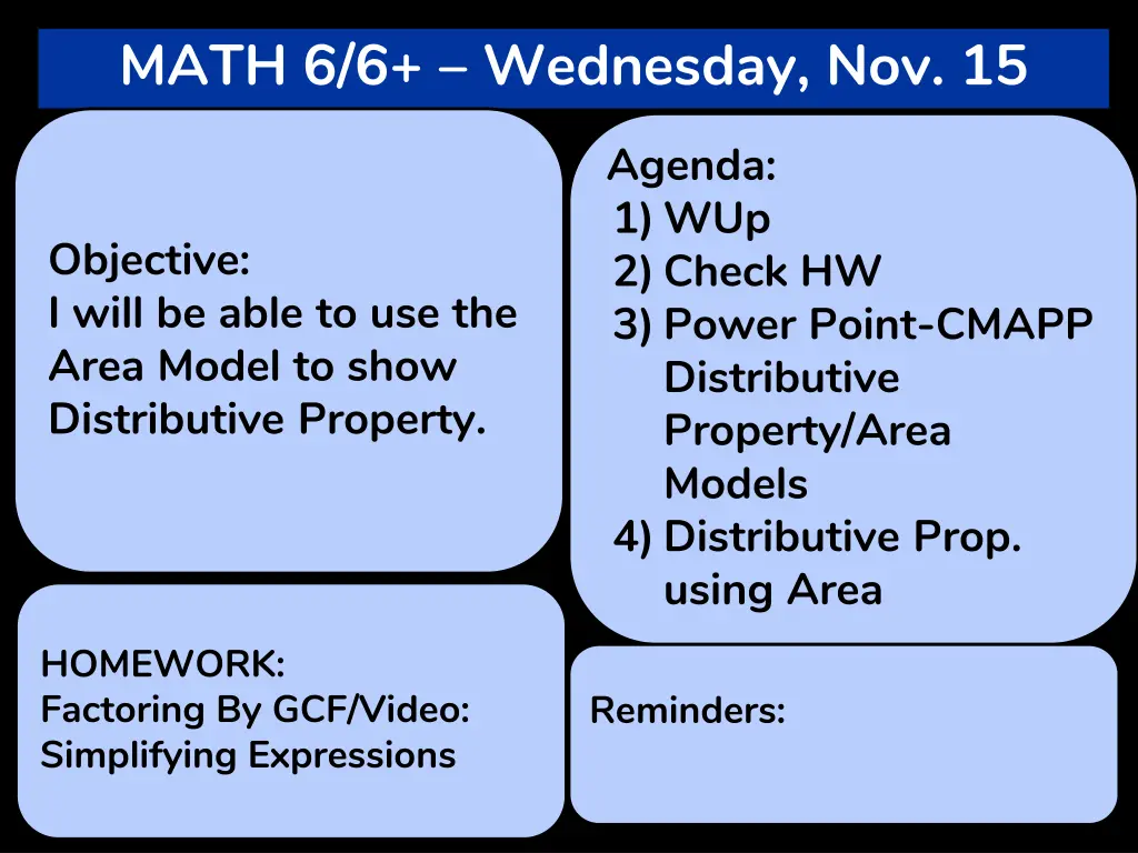 math 6 6 wednesday nov 15