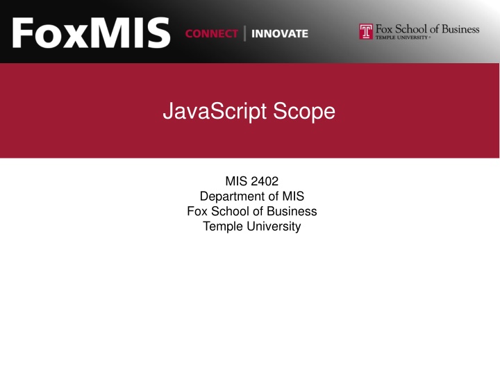 javascript scope