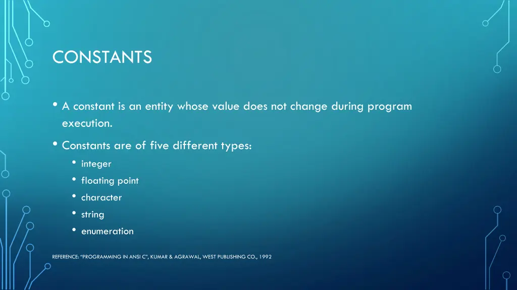 constants
