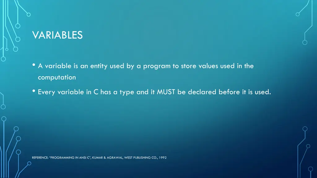 variables