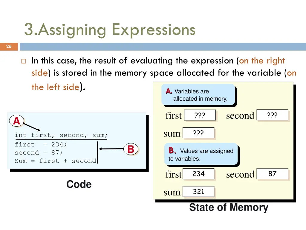 3 assigning expressions