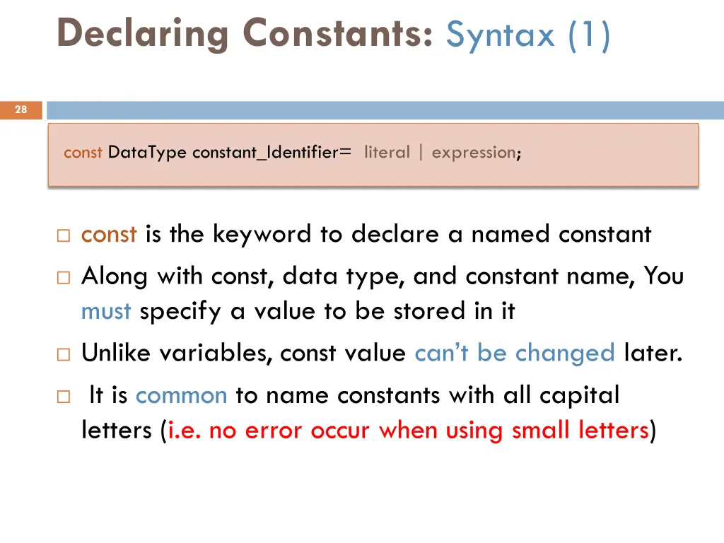 declaring constants syntax 1