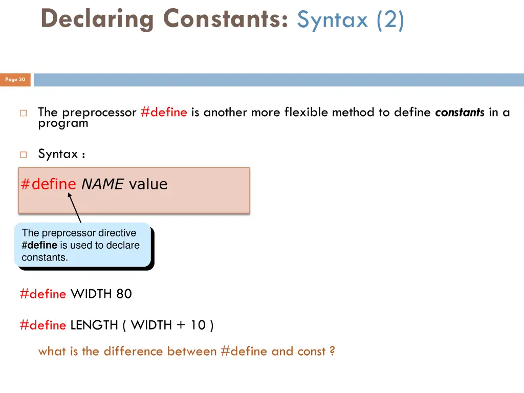 declaring constants syntax 2
