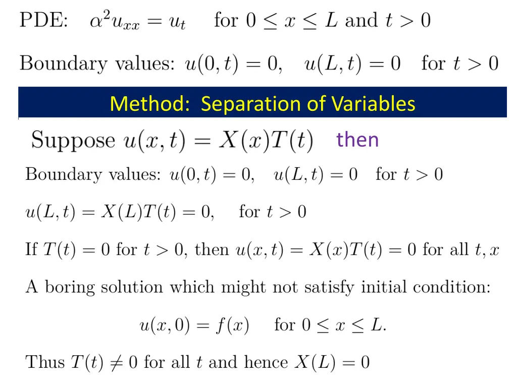 method separation of variables 10