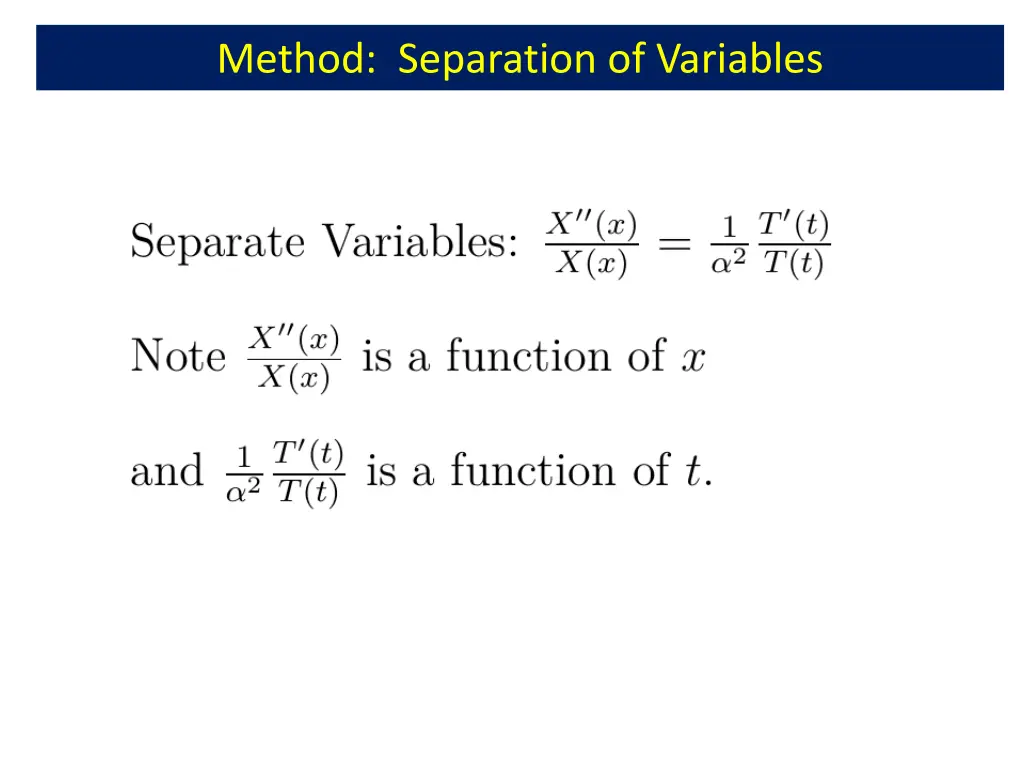 method separation of variables 3