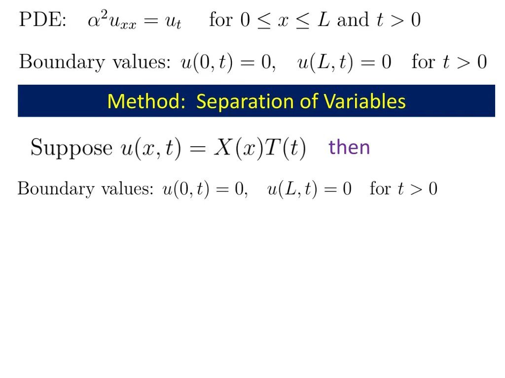 method separation of variables 6