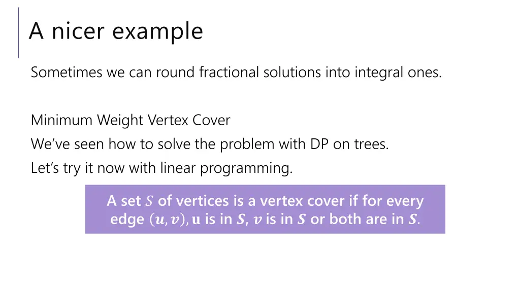 a nicer example