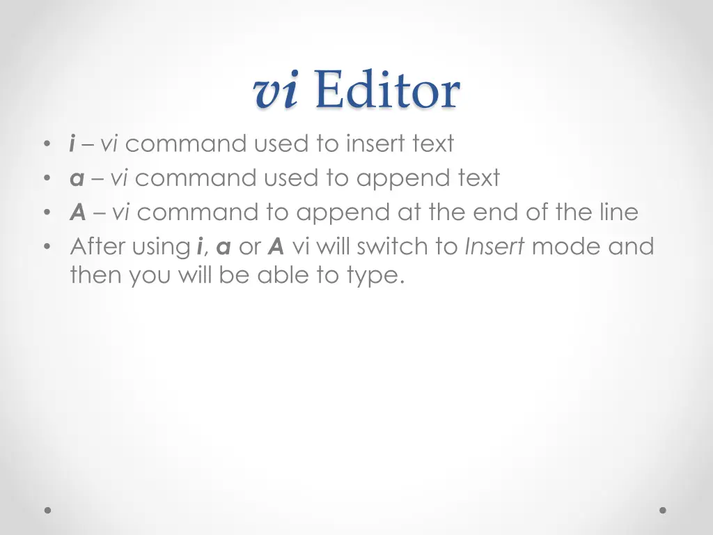 vi editor 1
