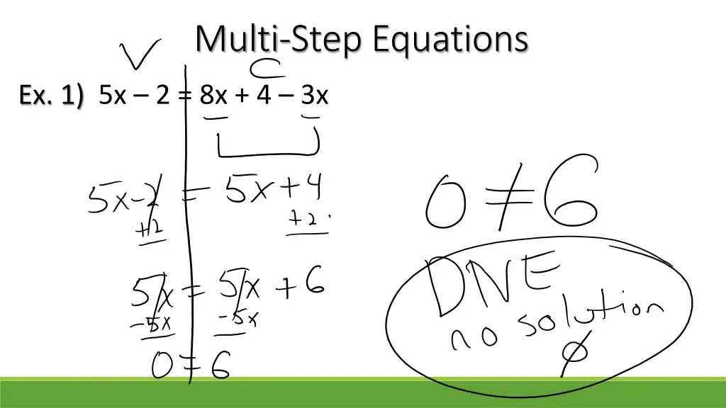 multi step equations 13