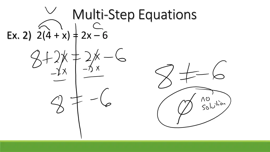 multi step equations 14