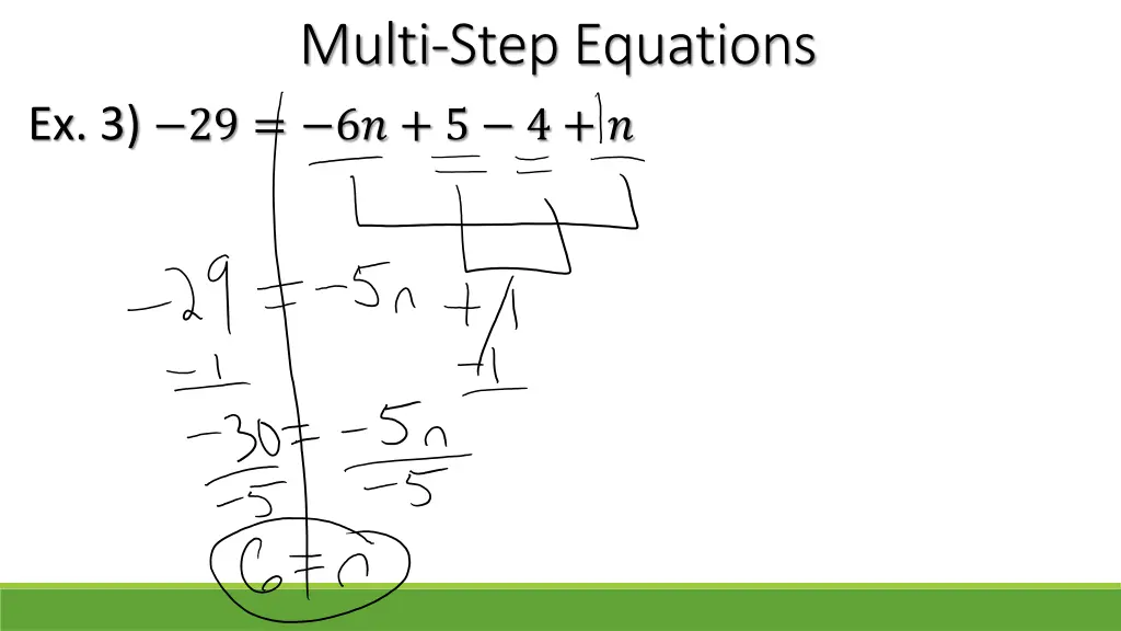 multi step equations 3