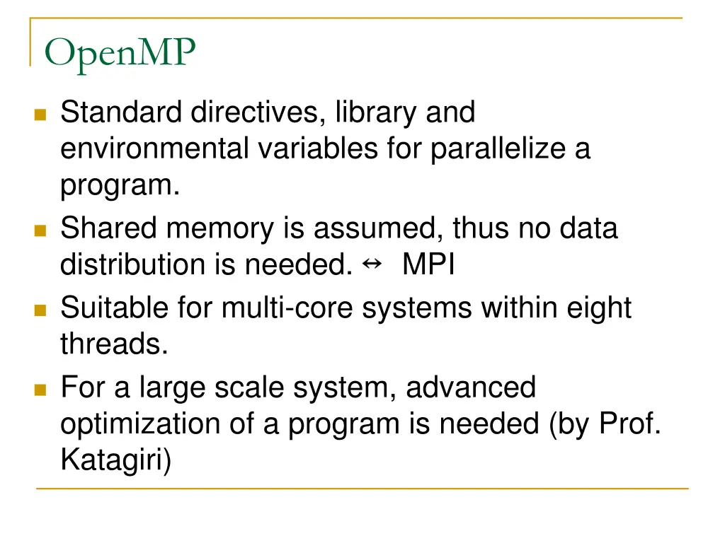openmp