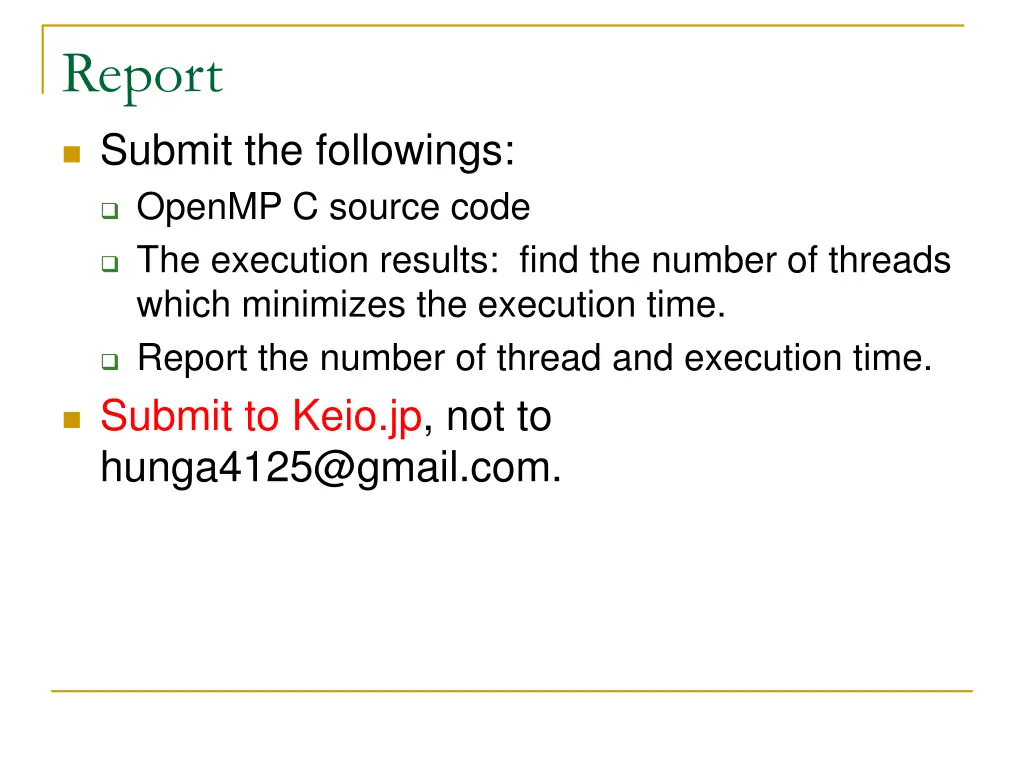 report