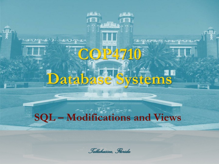 cop4710 database systems
