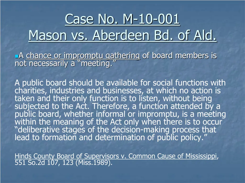 case no m 10 001 mason vs aberdeen bd of ald
