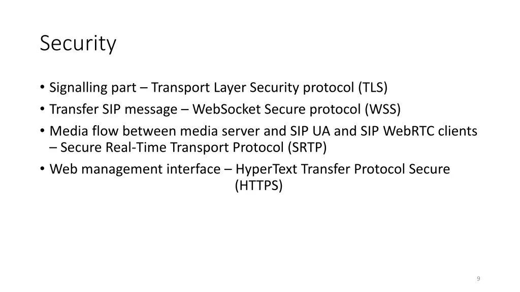 security
