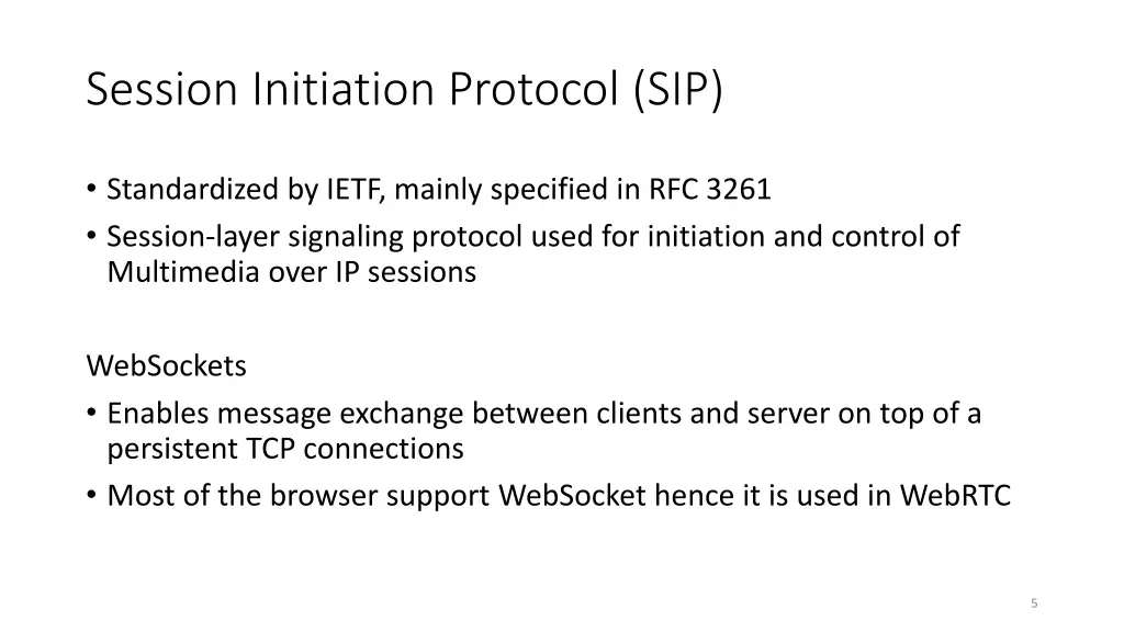 session initiation protocol sip