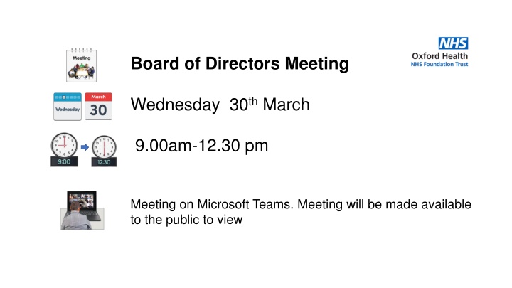 board of directors meeting