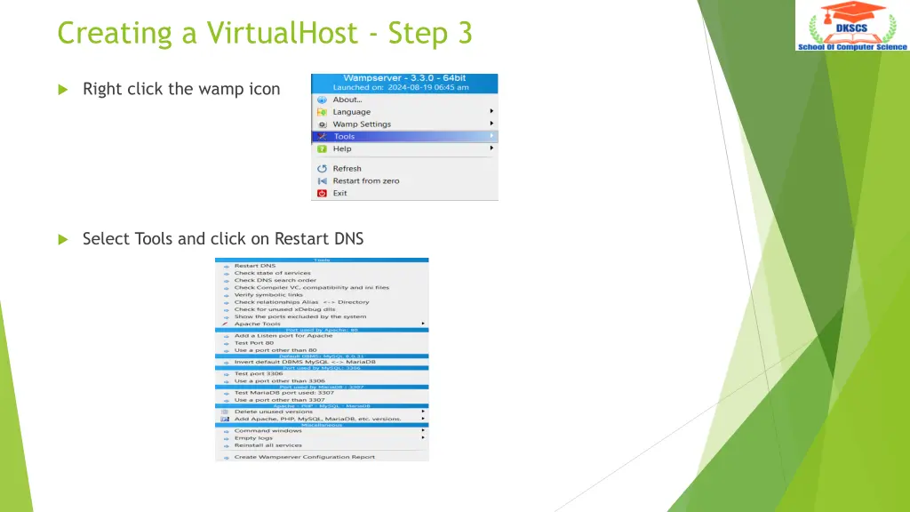 creating a virtualhost step 3