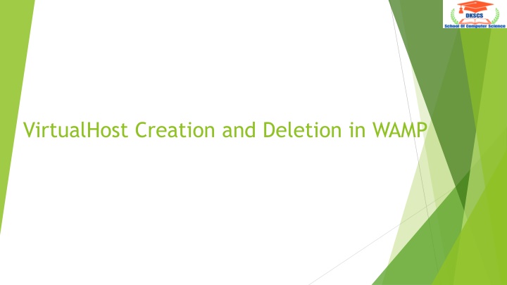 virtualhost creation and deletion in wamp