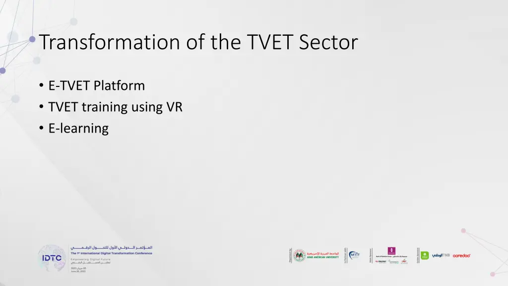 transformation of the tvet sector