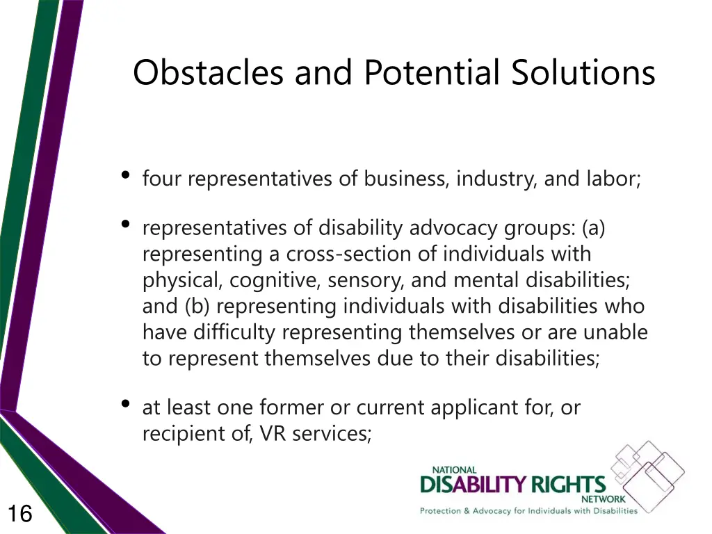 obstacles and potential solutions 6