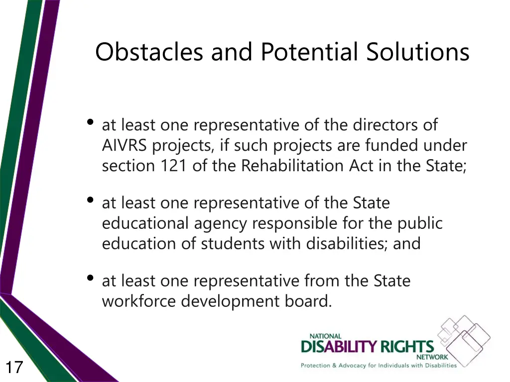 obstacles and potential solutions 7