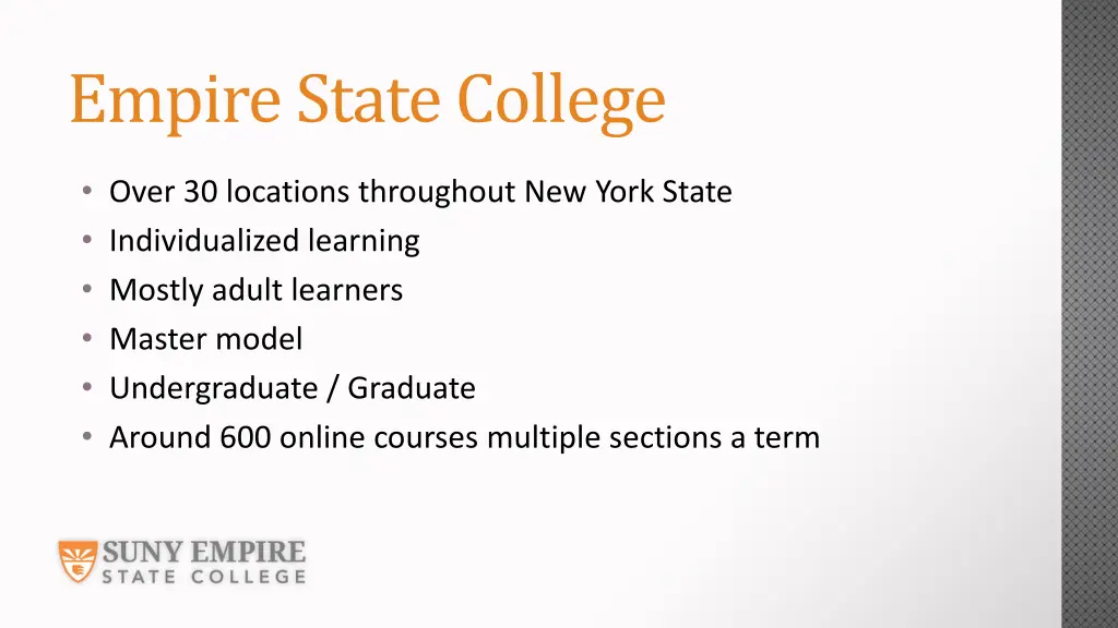 empire state college
