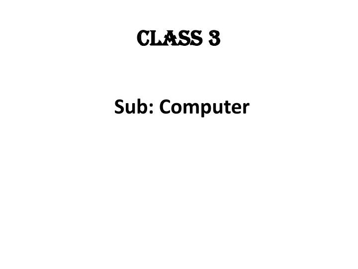 class 3 class 3