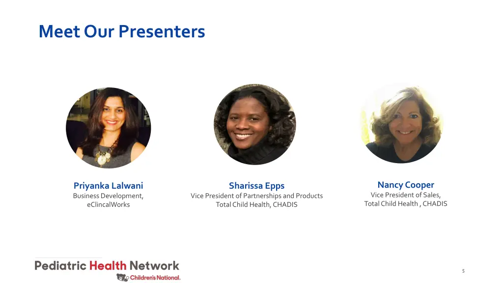 meet our presenters