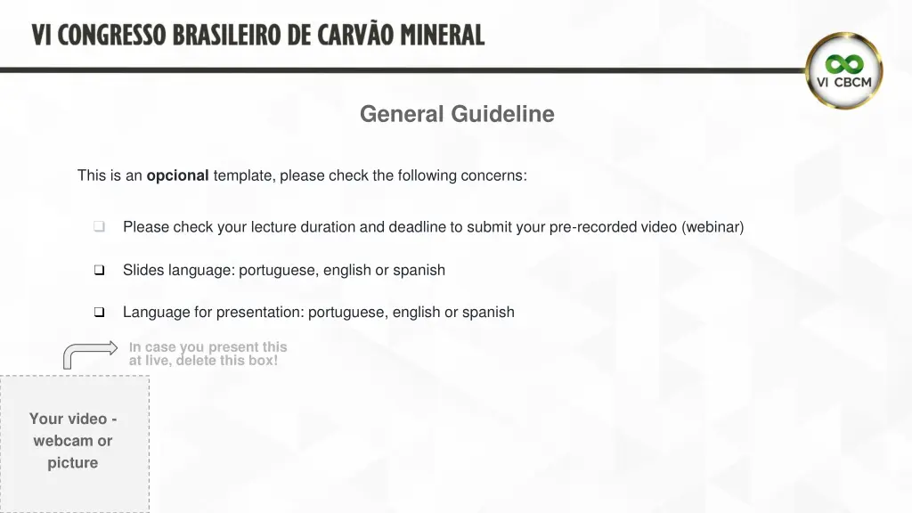 general guideline