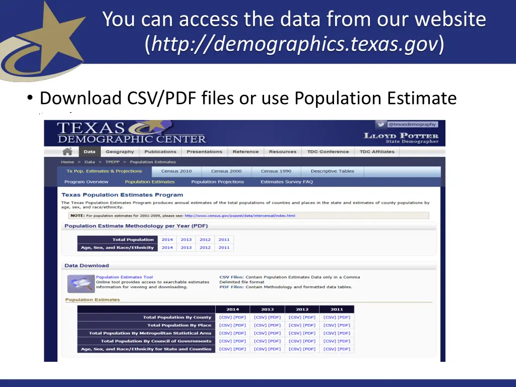 you can access the data from our website http
