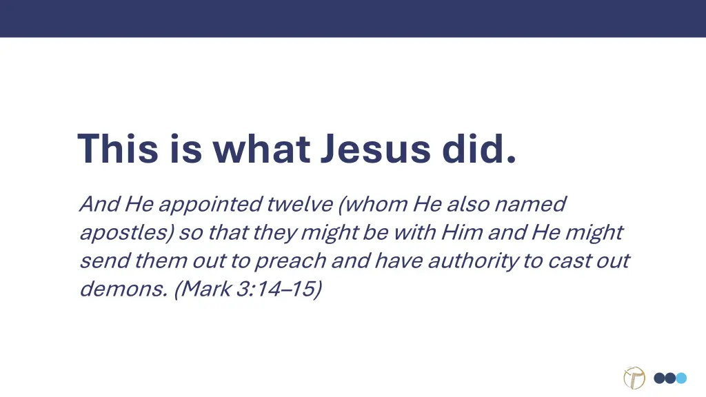 this is what jesus did