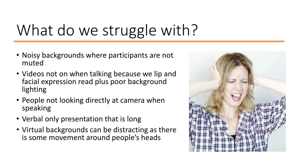 what do we struggle with