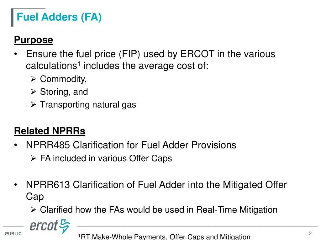 fuel adders fa