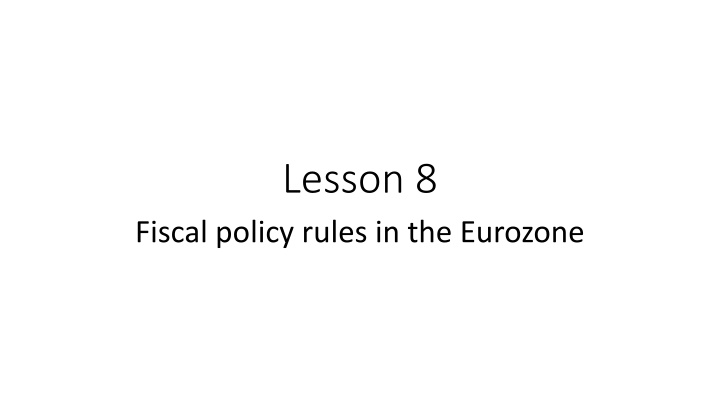 lesson 8
