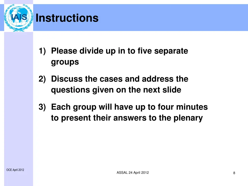 instructions