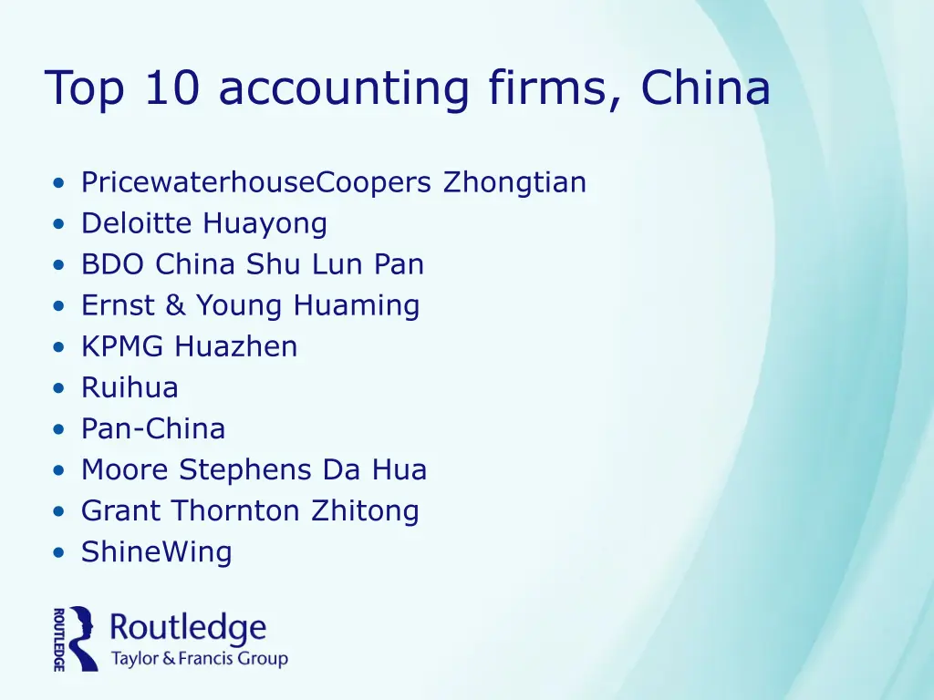 top 10 accounting firms china